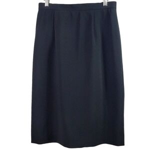 Jones New York Platinum Jet Black Pencil skirt EUC